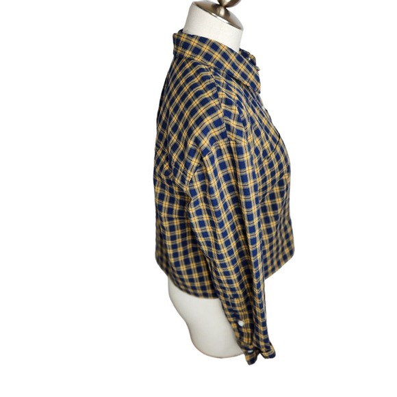 Madewell The Signature Poplin Crop Shirt Plaid Womens‎ XS - Picture 5 of 11